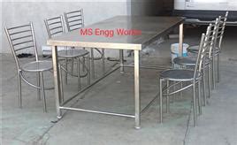 Stainless Steel Dining Table, 6 Seater Manufacturer & Seller in Ambala ...