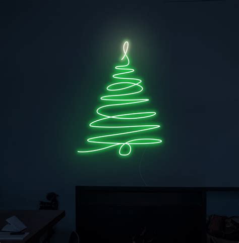 Christmas Tree Neon Sign – Perfect For Decorations