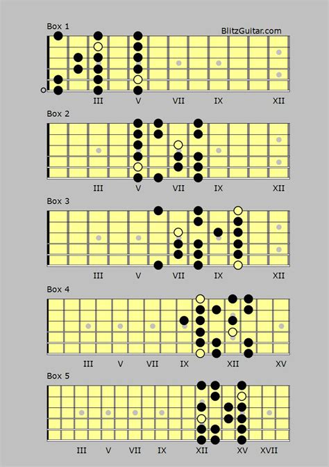 D Minor Scale Diagram for Guitar – FINGERSTYLE GUITAR LESSONS