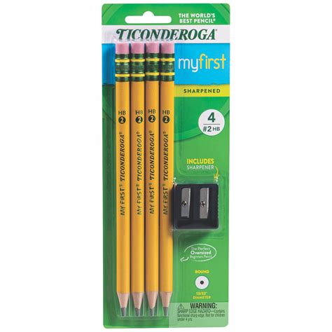 Dixon Ticonderoga Beginner #2 Pencils with Sharpener - Shop Pencils at H-E-B