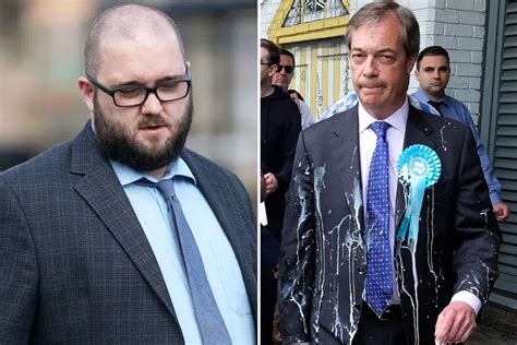 Nigel Farage milkshake thrower sacked over EU election stunt and now needs police protection ...