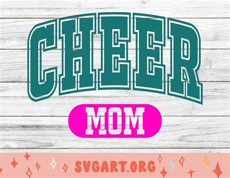 Cheer Mom University Font SVG - Free Cheer Mom University Font SVG ...