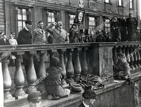 Adolf Hitler 18891945 Giving Speech Presidential Editorial Stock Photo ...