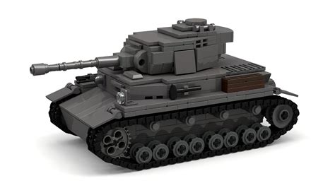 Lego WWII Panzer IV Ausf. G Tank Instructions - YouTube