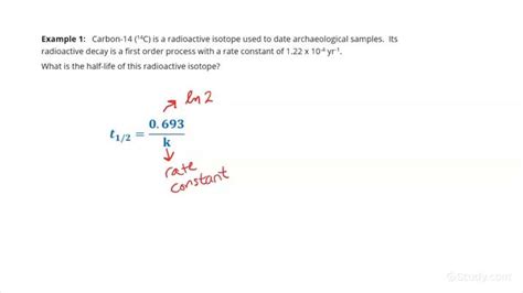 How to Calculate Half-life of a First order Reaction | Chemistry ...