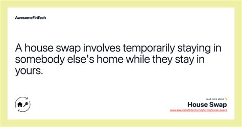 House Swap | AwesomeFinTech Blog