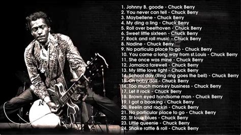 Chuck Berry's Greatest Hits || The Best Songs Of Chuck Berry | Best songs, Chuck berry, Music albums