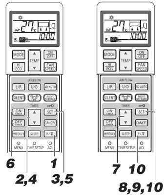 Mitsubishi Heat Pump Remote Manual