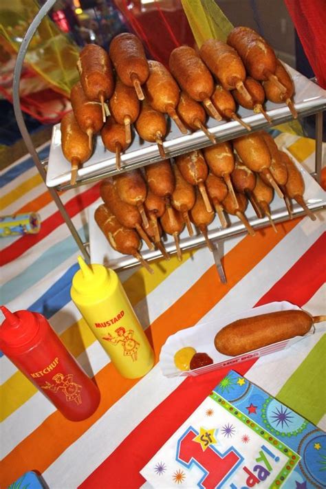 good idea or hot dogs | Carnival birthday parties, Carnival birthday