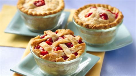 Strawberry-Rhubarb Mini Pies recipe from Pillsbury.com