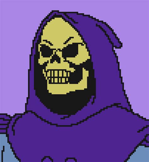 Pixilart - He-Man - Skeletor by SpicyAlchemist