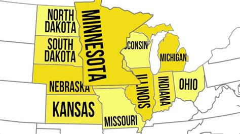 Study Midwest States And Capitals - slideshare