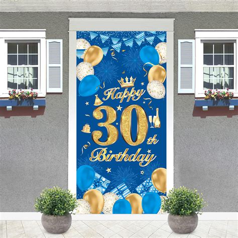 Buy VICSOM 30th Birthday Banner, 30th Birthday Door Banner, Happy 30th ...