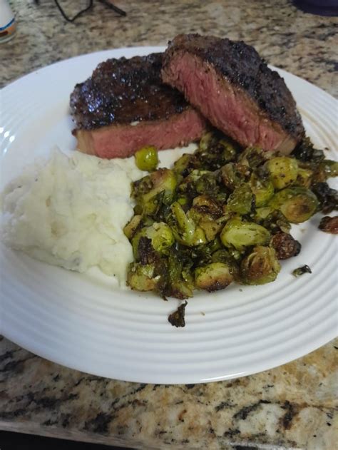 NY strip, cast iron and butter basted : r/steak