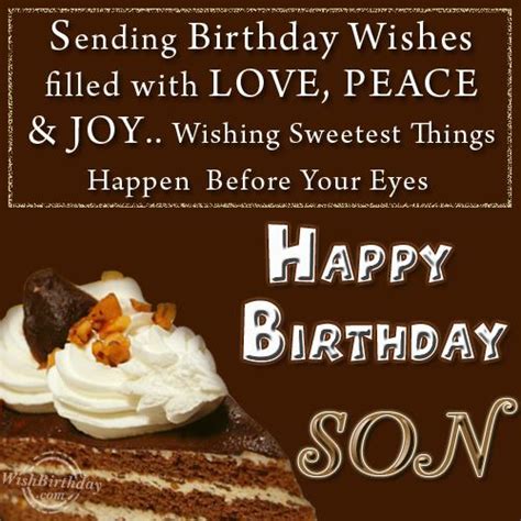 Birthday Wishes For Son - Birthday Images, Pictures