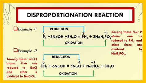 Disproportionation Reaction: Definition And Examples, 47% OFF