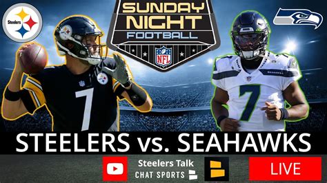 Steelers vs. Seahawks Live Streaming Scoreboard, Play-By-Play & Highlights On SNF | NFL Week 6 ...