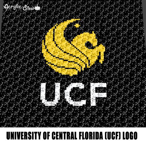 University of Central Florida UCF Logo & Mascot Pegasus College croche ...