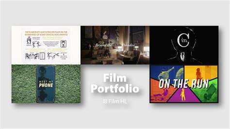 Film Portfolio (Received a 7) | Reel | IB Film HL - YouTube