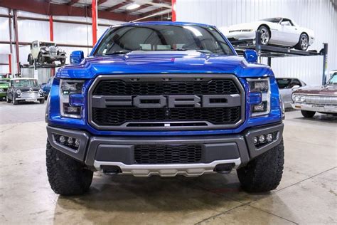 2017 Ford F150 Raptor 64636 Miles Lightening Blue Pickup Truck Ecoboost ...