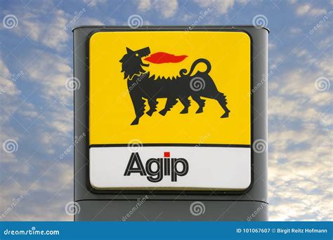 AGIP Logo editorial photography. Image of petroleum - 101067607