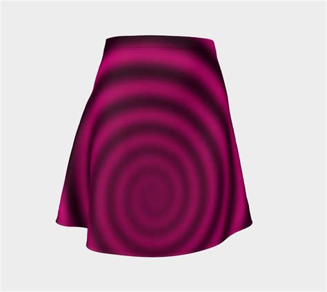 spirally red Flare Skirt | Flare skirt, Red flare, Printed skirts
