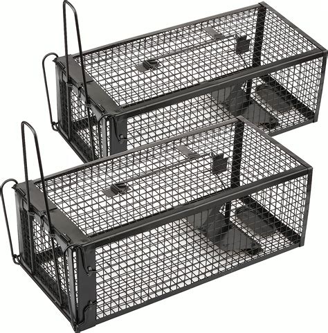 Amazon.com : Anyhall 2-Pack Rat Traps Humane Live Mouse Vole Chipmunk ...