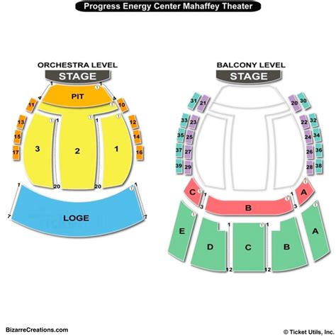 Seating Chart Mahaffey Theater - Theater Seating Chart