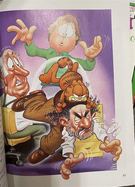 Found some uhhh interesting art in this old Garfield story book : r/garfield