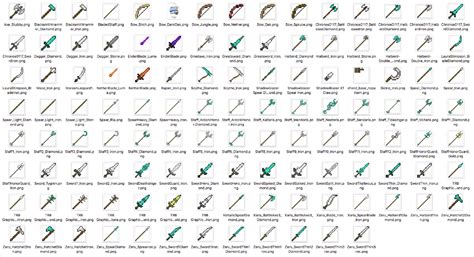 png weapon pack from song of war (104 weaponds) - Textures and skins - Mine-imator forums in ...