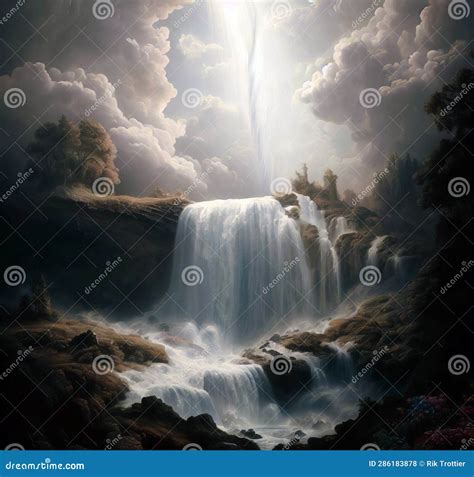 Biblical flood stock illustration. Illustration of flood - 286183878