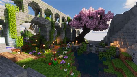 I added flowers, path and different shaders, it look much better. : r ...