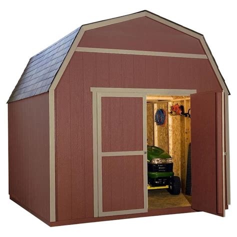 Heartland 10-ft x 10-ft Rainier Gambrel Engineered Storage Shed in the ...