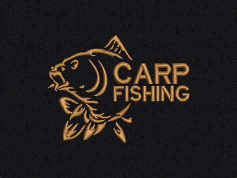 Carp Fishing Machine Embroidery Design 3 Sizes and Just Carp - Etsy | Fish logo, Carp fishing, Carp