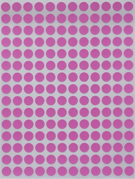 Sticker Dots ¼” 8mm Colored Dot Stickers in Pink, 900 Pack by Royal Green - Walmart.com