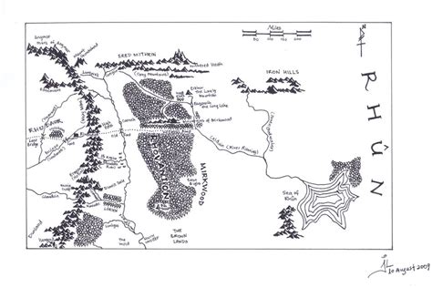 Lonely Mountain On Middle Earth Map - United States Map