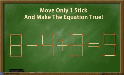 Solve these 5 difficult Matchstick Puzzles Riddles (with answer) | Raadsels met antwoorden ...