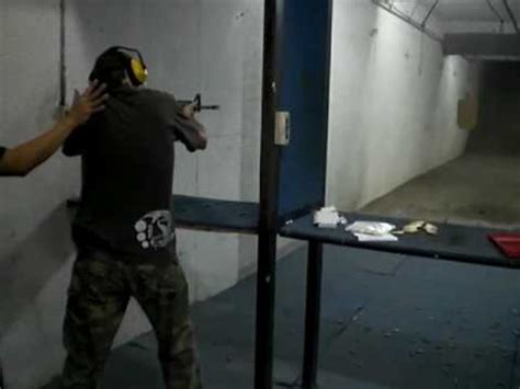 Shooting M16 At Firing Range in Angeles City Philippines - YouTube