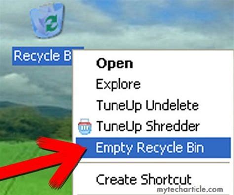 How To Empty Recycle bin From Command Prompt – mytecharticle.com