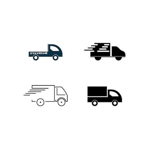 Premium Vector | Delivery truck logo