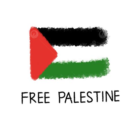 Palestinian Flag With Free Palestinian, Palestine, Flag, Freedom PNG ...