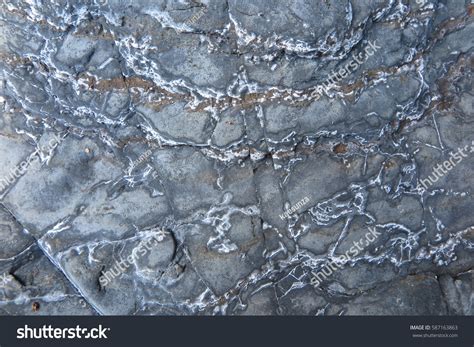 Sedimentary Rock Pattern Texture Background Stock Photo 587163863 ...