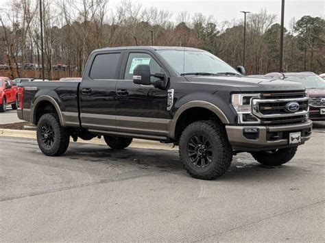 2021 Ford Super Duty F-350 Srw King Ranch New Black Crew Cab Pickup Tremor