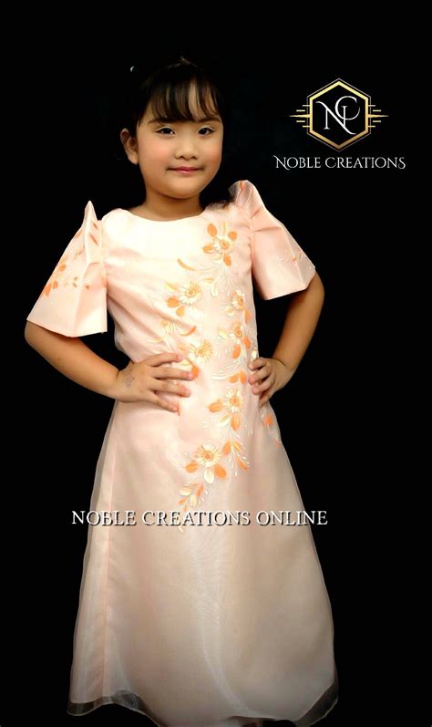 Pin on Kids Filipiniana Dress