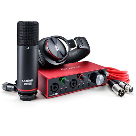 Pack de audio Focusrite Scarlett 2i2 Studio (3rd Gen) - Audiomusica