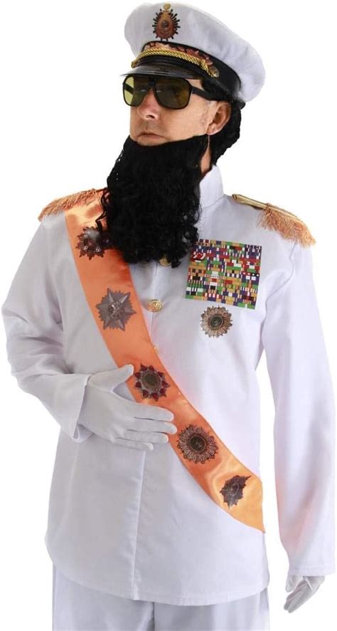 The Dictator Adult Costume Jacket With Sash, Small/Medium: Amazon.co.uk ...