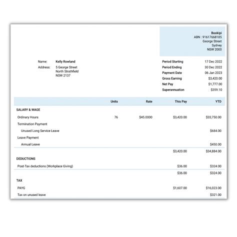 Payslip Design Template Pdf Template | My XXX Hot Girl