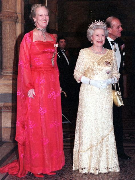 Queen Margrethe of Denmark Honors Queen Elizabeth at Her Golden Jubilee