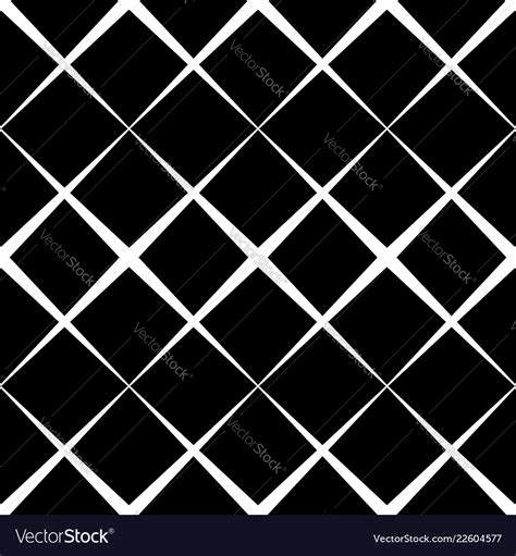 Seamless monochrome pattern with x shape Vector Image