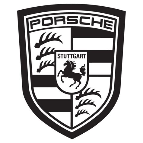 porsche logo vector - Google Search | Logotipos de carros, Placas de ...